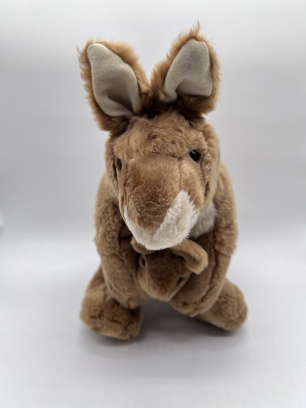 Wild Republic Kangaroo w/Joey Plush Stuffed Animal Toy Australia Realistic 10”